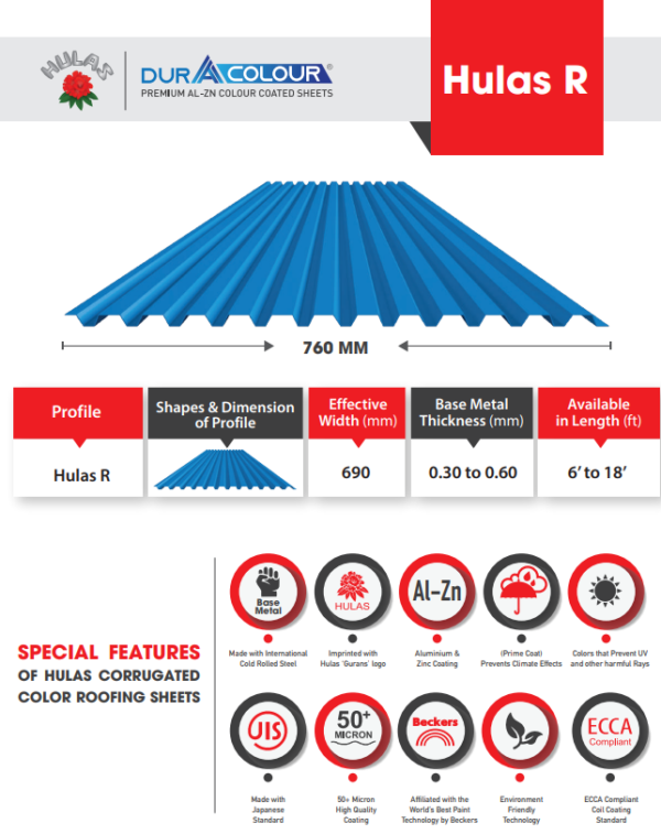 Hulas - R Hulas Roofing Sheet - Image 3
